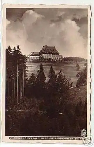 09840 Ak Altenberg Erzgebirge Berghof Raupennest 1936