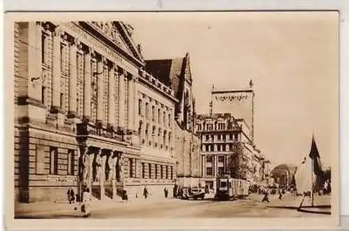 10/38 Ak Leipzig Karl Marx Platz mit Uni 1952