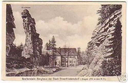 08671 Ak Greifenstein Berghaus bei Ehrenfriedersdorf