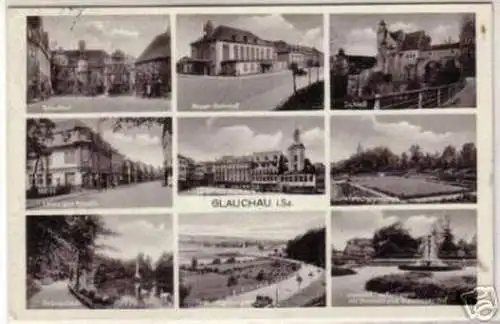 09148 Mehrbild Ak Glauchau in Sachsen 1935