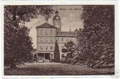 08750 Ak Rötha bei Leipzig Schloß 1928