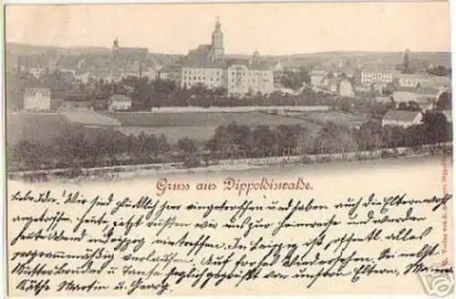 07973 Ak Gruss aus Dippoldiswalde 1899