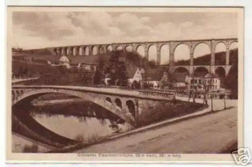 08246 Ak Göhrener Eisenbahnbrücke 1941