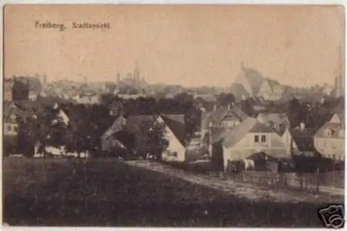 06150 AK Freiberg Stadtansicht um 1930