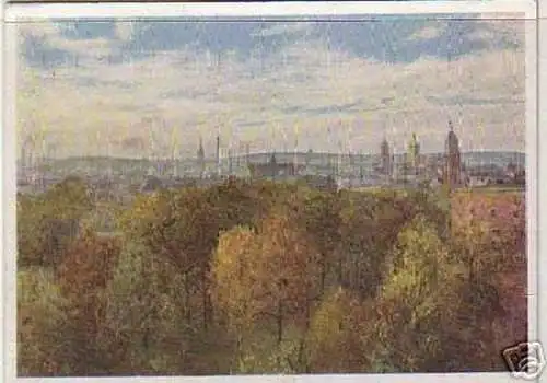 07138 Ak Chemnitz Blick von der Industrieschule um 1940