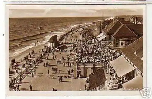 04968 Ak Westerland auf Sylt Strandleben 1937