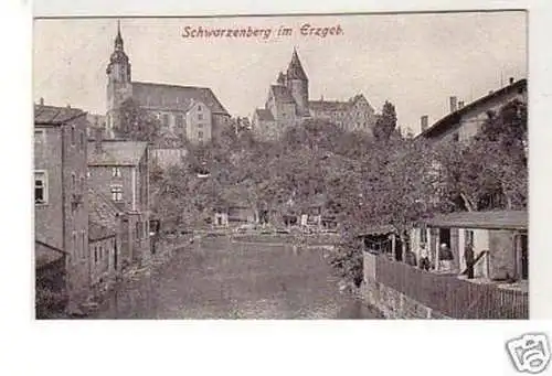 05893 Ak Schwarzenberg im Erzgebirge um 1910