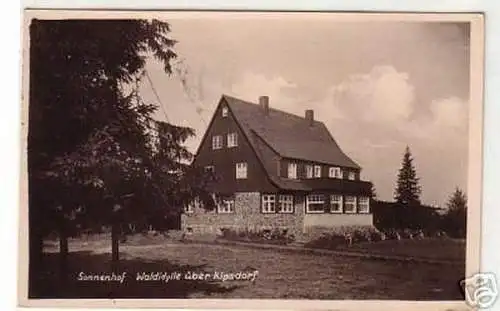 00653 Ak Sonnenhof Waldidylle über Kipsdorf 1941