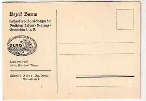 32823 Ak DLRG Landesverband Bezirk Borna um 1930