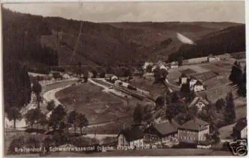 15215 Ak Breitenhof im Schwarzwassertal Erzgeb. 1935