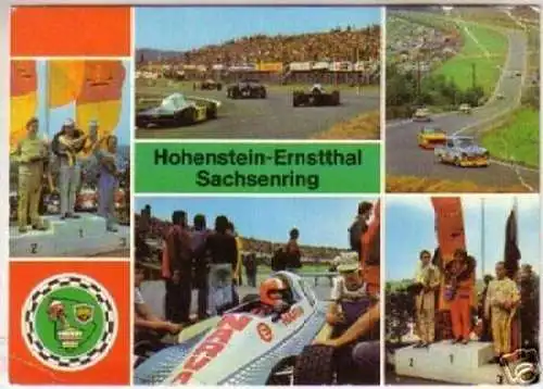 12836 Mehrbild Ak Hohenstein Ernstthal Sachsenring 1980