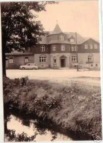 11897 Ak Muldenberg im Vogtland Bahnhofshotel 1963