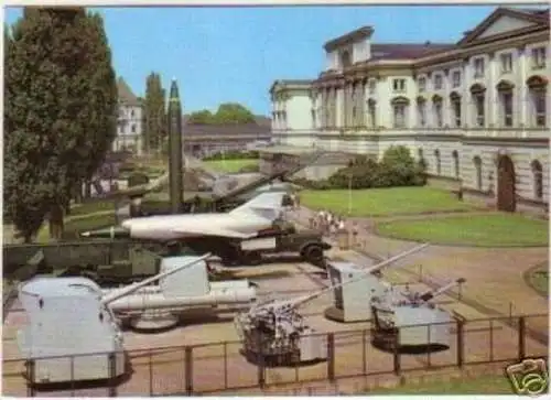 11929 Ak Dresden Armeemuseum Außengelände 1978