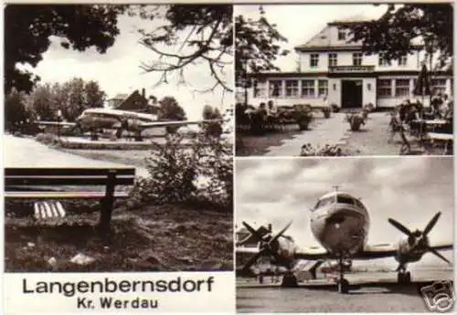 12062 Mehrbild Ak Langenbernsdorf Kreis Werdau 1978