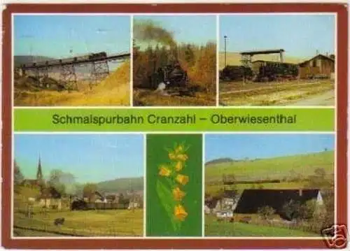 11905 Ak Schmalspurbahn Cranzahl - Oberwiesenthal 1986