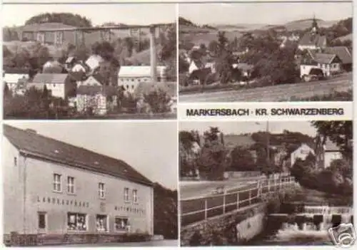 11911 Mehrbild Ak Markersbach Kr. Schwarzenberg 1985