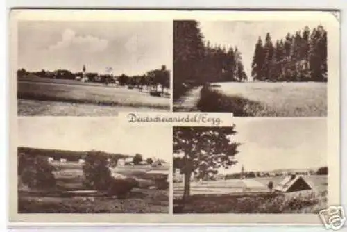 07651 Mehrbild Ak Deutscheinsiedel Erzgeb.1956