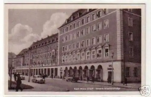 08278 Ak Karl Marx Stadt Innere Klosterstraße 1956