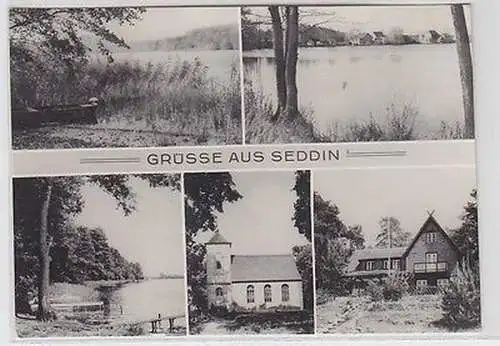 61023 Mehrbild Ak Grüsse aus Seddin um 1980