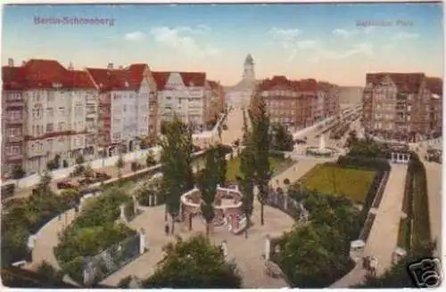 19202 Ak Berlin Schöneberg Bayrischer Platz 1915