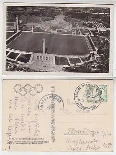 53573 Ak Berlin Gesamtansicht Reichssportfeld Olympische Spiele 1936