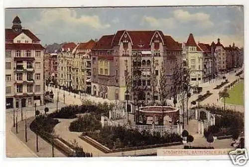 33438 Ak Schöneberg Bayrischer Platz 1914