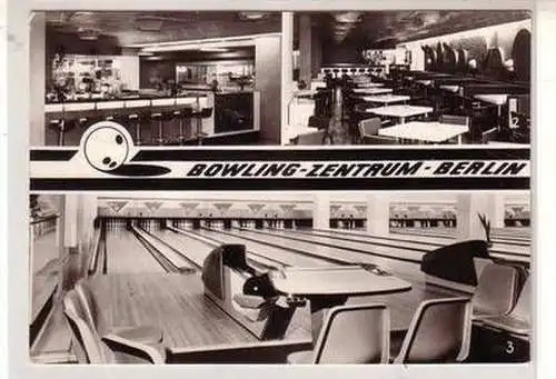 49639 Mehrbild Ak Bowling Zentrum Berlin 1973