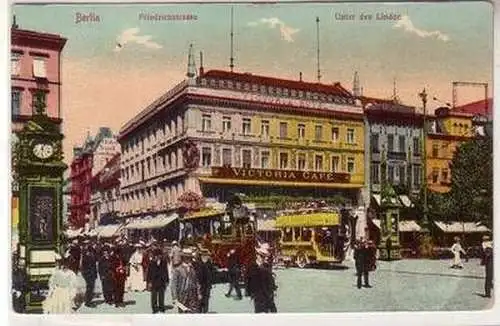 53883 Ak Berlin Friedrichstrasse Unter den Linden 1913