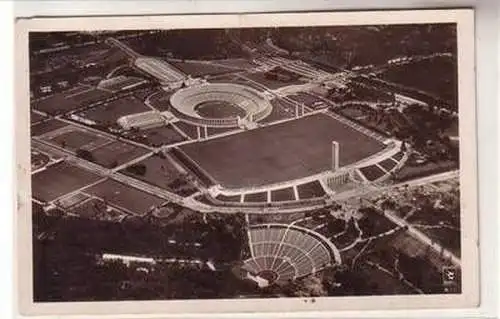 57346 Ak Luftbildaufnahme Berlin Reichssportfeld mit Dietrich-Eckardt-Bühne 1936