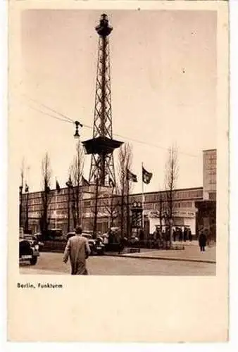 21842 Ak Berlin Funkturm 1939