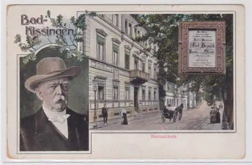 82183 AK Bad Kissingen - Bismarckstraße um 1910