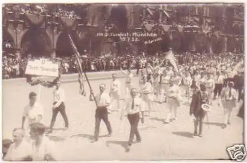 25821 Foto-AK XIII. Dt. Turnfest München Einmarsch 1923