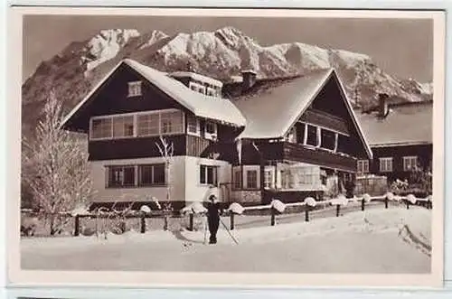 44989 Ak Oberstdorf "Haus Ostermann" um 1950