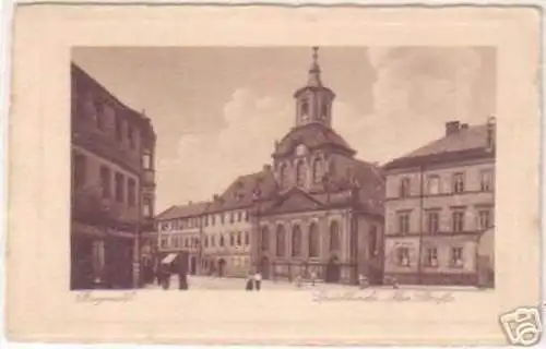 14994 Ak Bayreuth Spitalkirche Max Straße um 1930