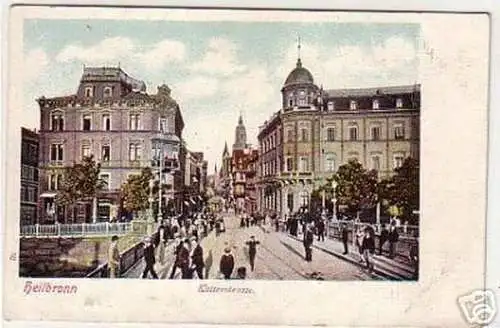 17930 Ak Heilbronn Kaiserstrasse um 1900