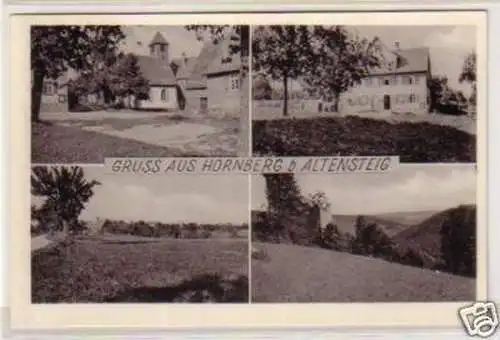 34483 Mehrbild Ak Gruß aus Hornberg bei Altensteig 1957