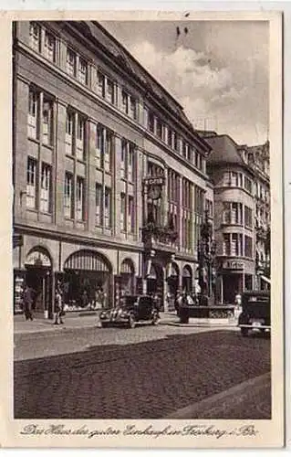 37804 Ak Freiburg i. Br. Das Haus d. guten Einkaufs 1938