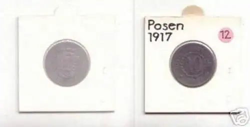 Seltene Münze10 Pfennig Notgeld Stadt Posen 1917