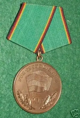 DDR Medaille für treue Dienste kasernierte Volkspolizei