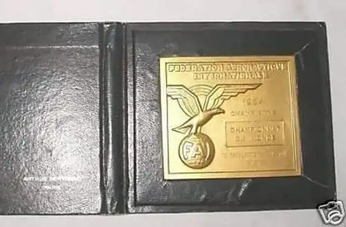 Seltene WM Gold Medaille Fallschirmspringen 1984