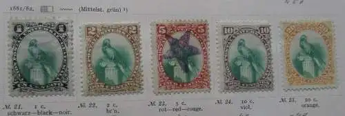 seltene Briefmarkensammlung Guatemala 1881 bis 1908 (129099)