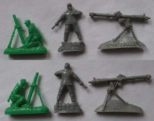 3x DDR Abzeichen Kampfgruppen Spartakiade 1966 + 1968 Miniatur (145000)