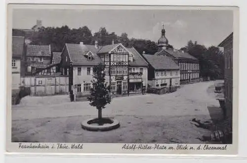 41884 Ak Frankenhain im Thüringer Wald Blick nach dem Ehrenmal um 1940