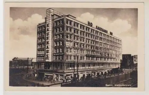 05101 Ak Berlin Alexanderplatz mit HO Kaufhaus 1951