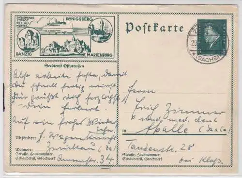 67265 GS Ak Seedienst Ostpreussen Danzig, Königsberg, Marienburg, Memel 1929