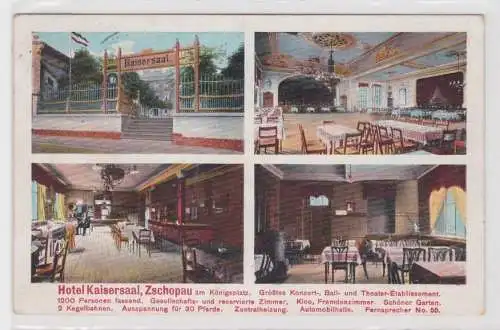 30475 Mehrbild Ak Zschopau Hotel Kaisersaal 1913