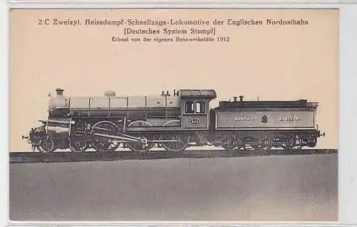 42039 Ak Heissdampf-Schnellzugslokomotive der Englischen Nordostbahn 1912