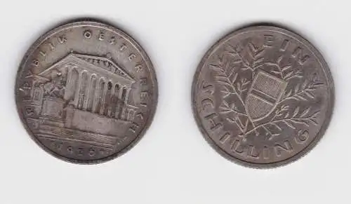 1 Schilling Silber Münze Österreich Parlamentsgebäude 1926 ss (154911)