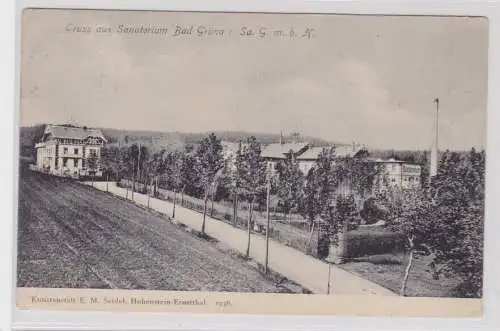 905511 Ak Gruß aus Sanatorium Bad Grüna in Sachsen 1907