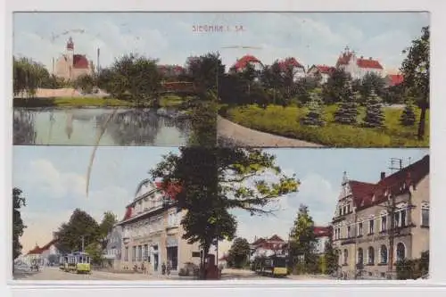 906121 Mehrbild Ak Siegmar in Sachsen Ortsansichten 1908